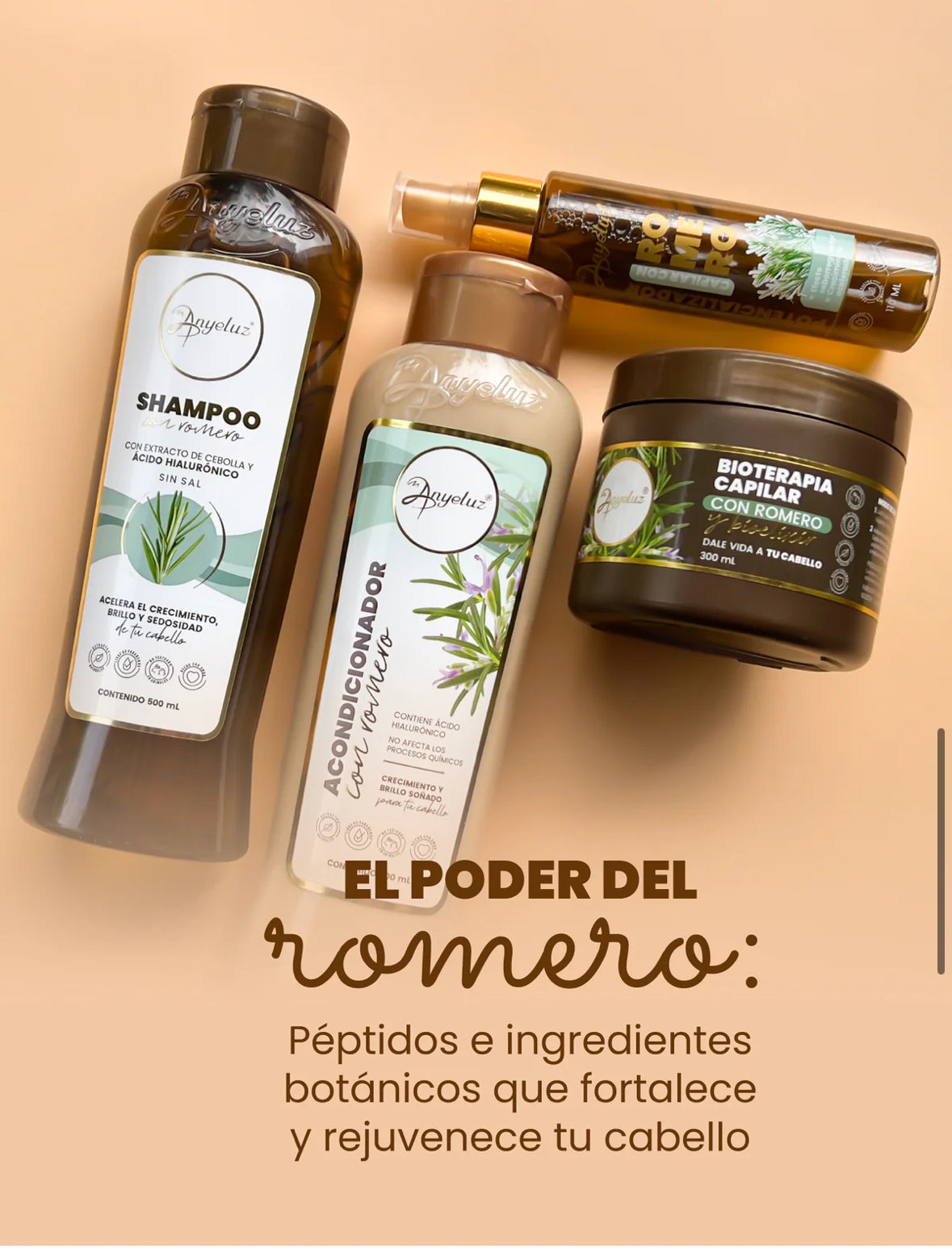 BIOTERAPIA CAPILAR CON ROMERO Y BIOELIXIR
