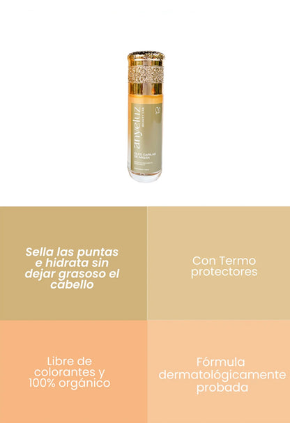 Óleo capilar de Argan