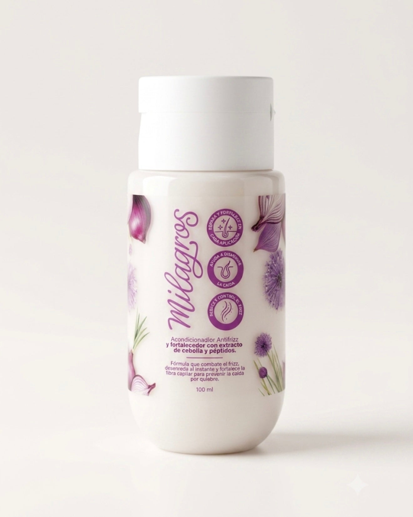 Acondicionador Antifrizz Y Fortalecedor Con Extracto De Cebolla Y Peptidos