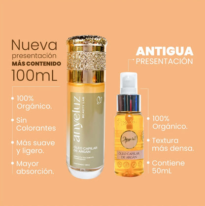 Óleo capilar de Argan