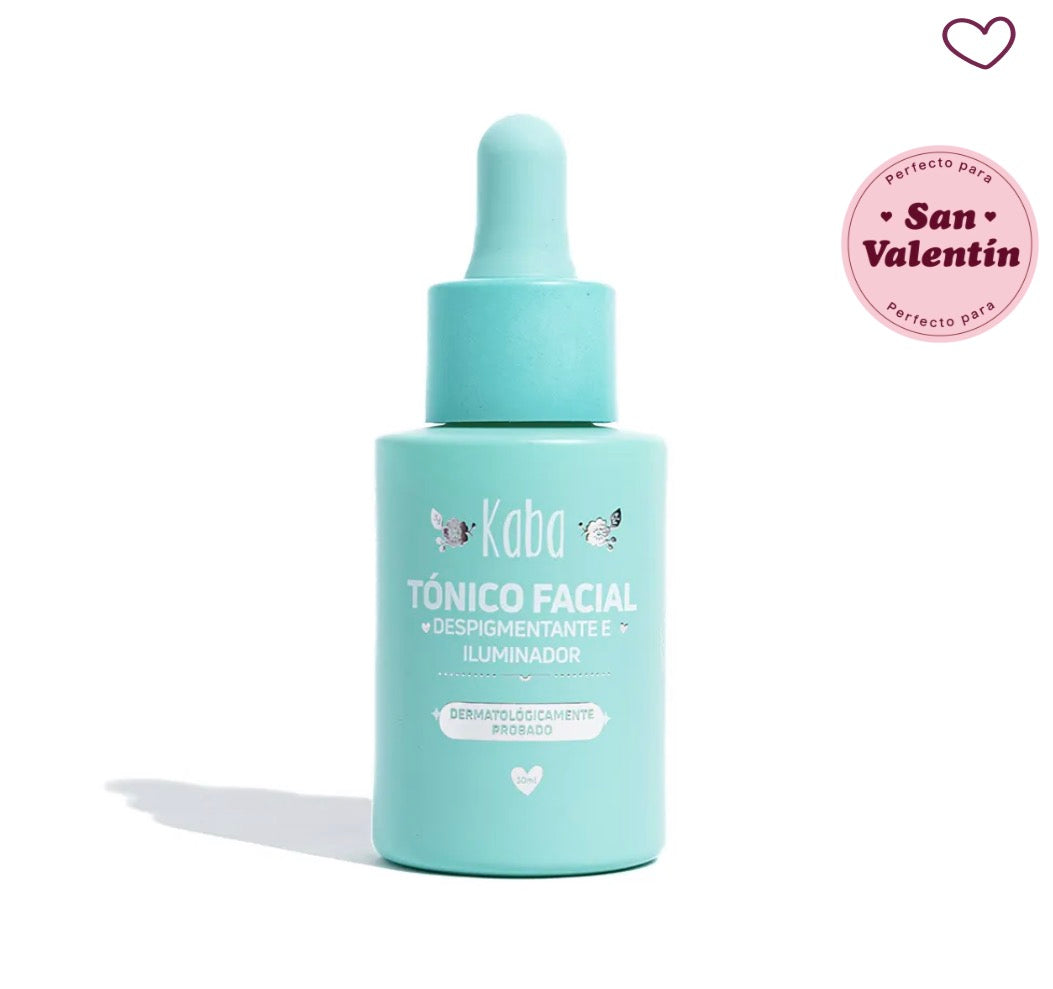 Tónico Facial Despigmentante e Iluminador Kaba 30 mL