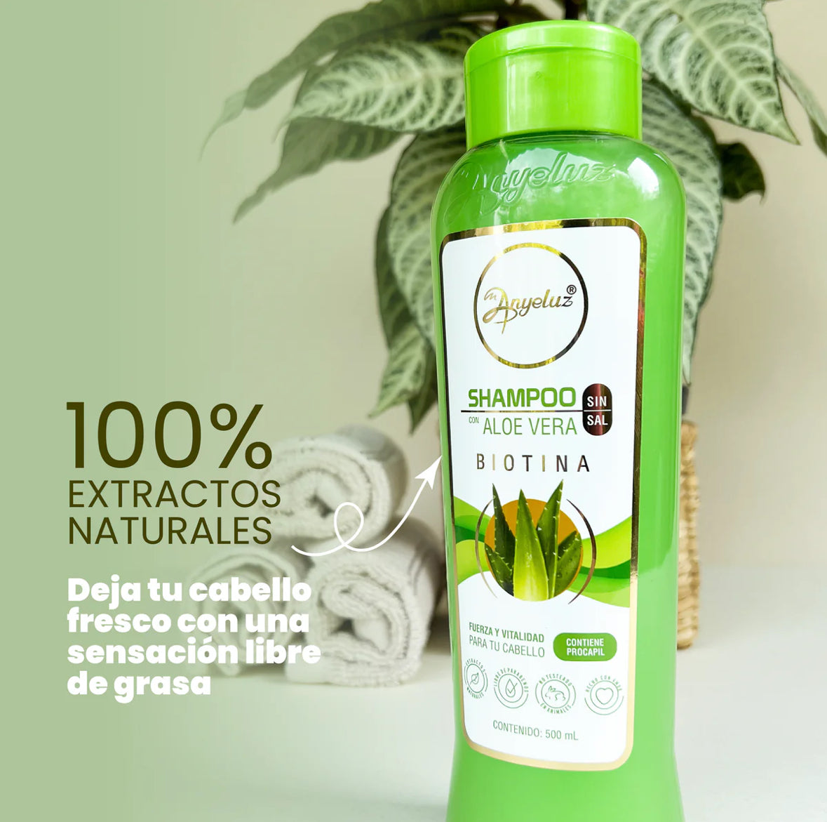 SHAMPOO DE ALOE VERA