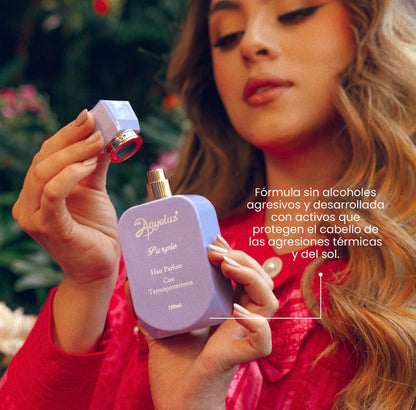 Perfume capilar morado