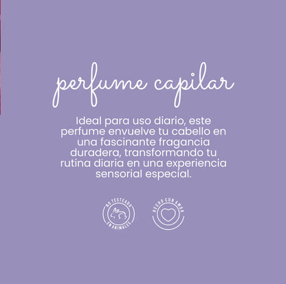Perfume capilar morado