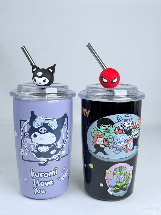 Vaso de kurumi y marvel