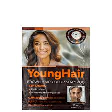 Shampoo de color para cabello marrón young hair 25ml