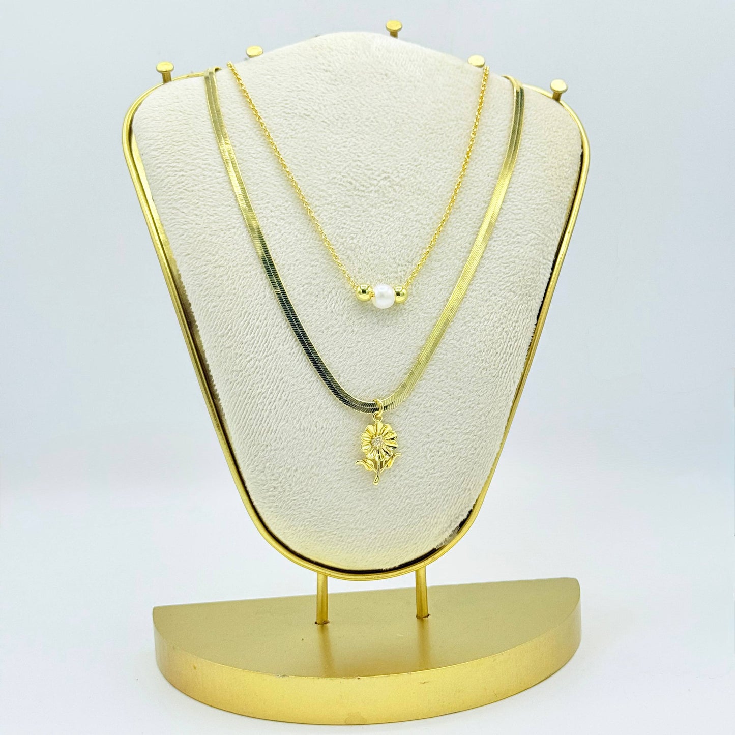 Cadena doble de acero