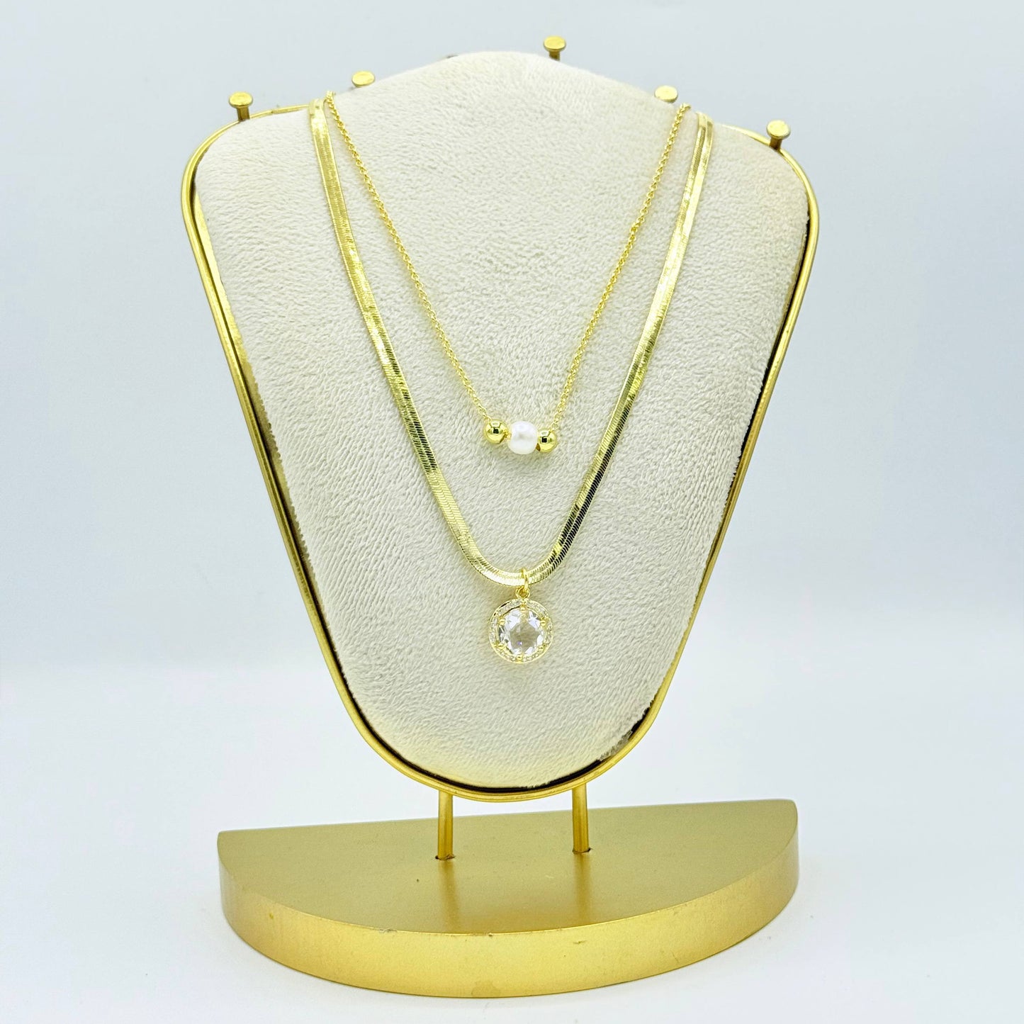 Cadena doble de acero