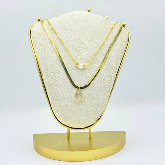 Cadena doble de acero