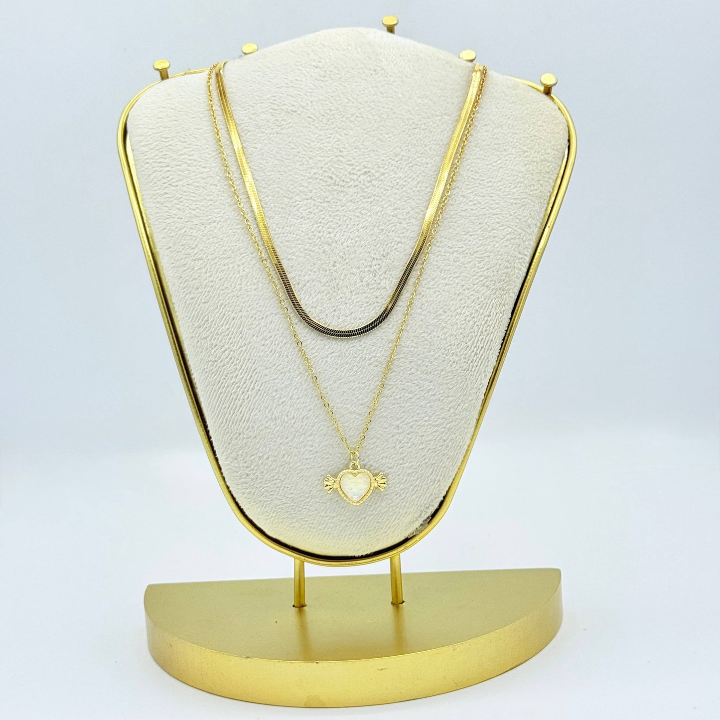 Collar doble de acero