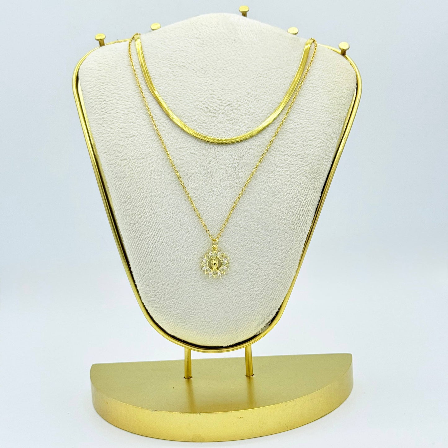 Collar doble de acero