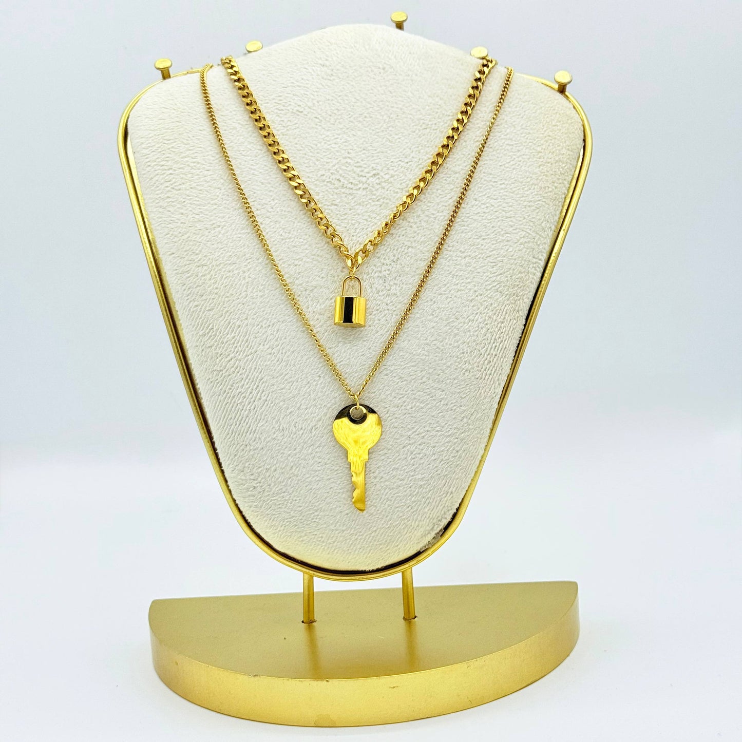 Collar doble de acero