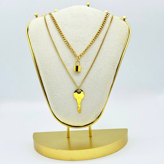 Collar doble de acero