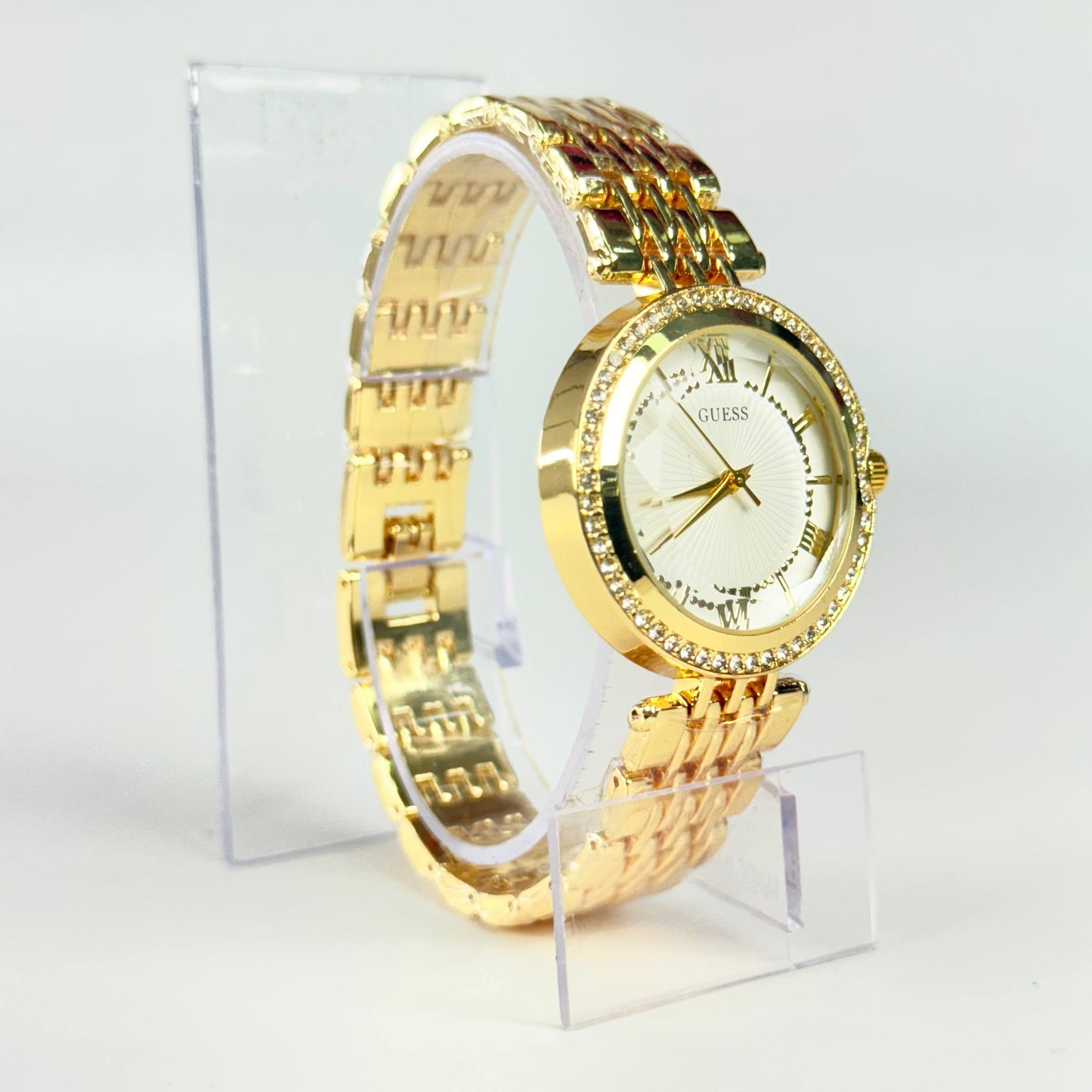 Reloj guess para dama de pedrería