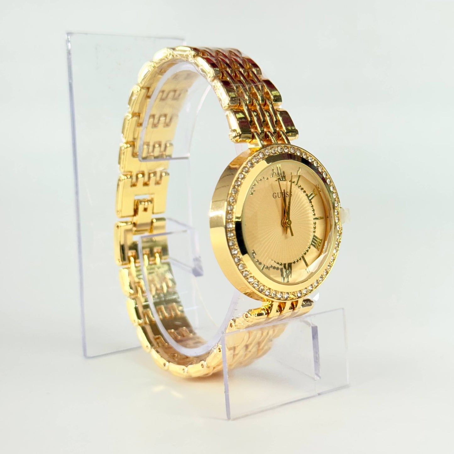 Reloj guess para dama de pedrería