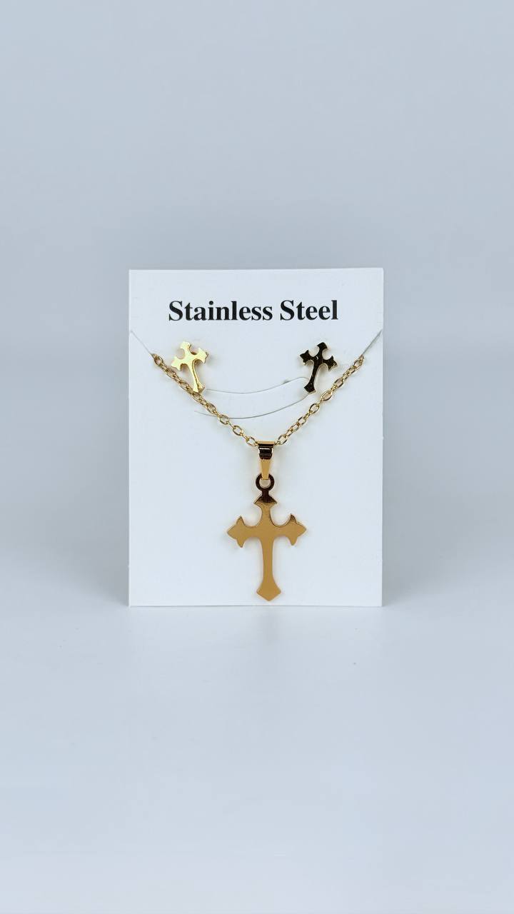 juego cadena + aretes