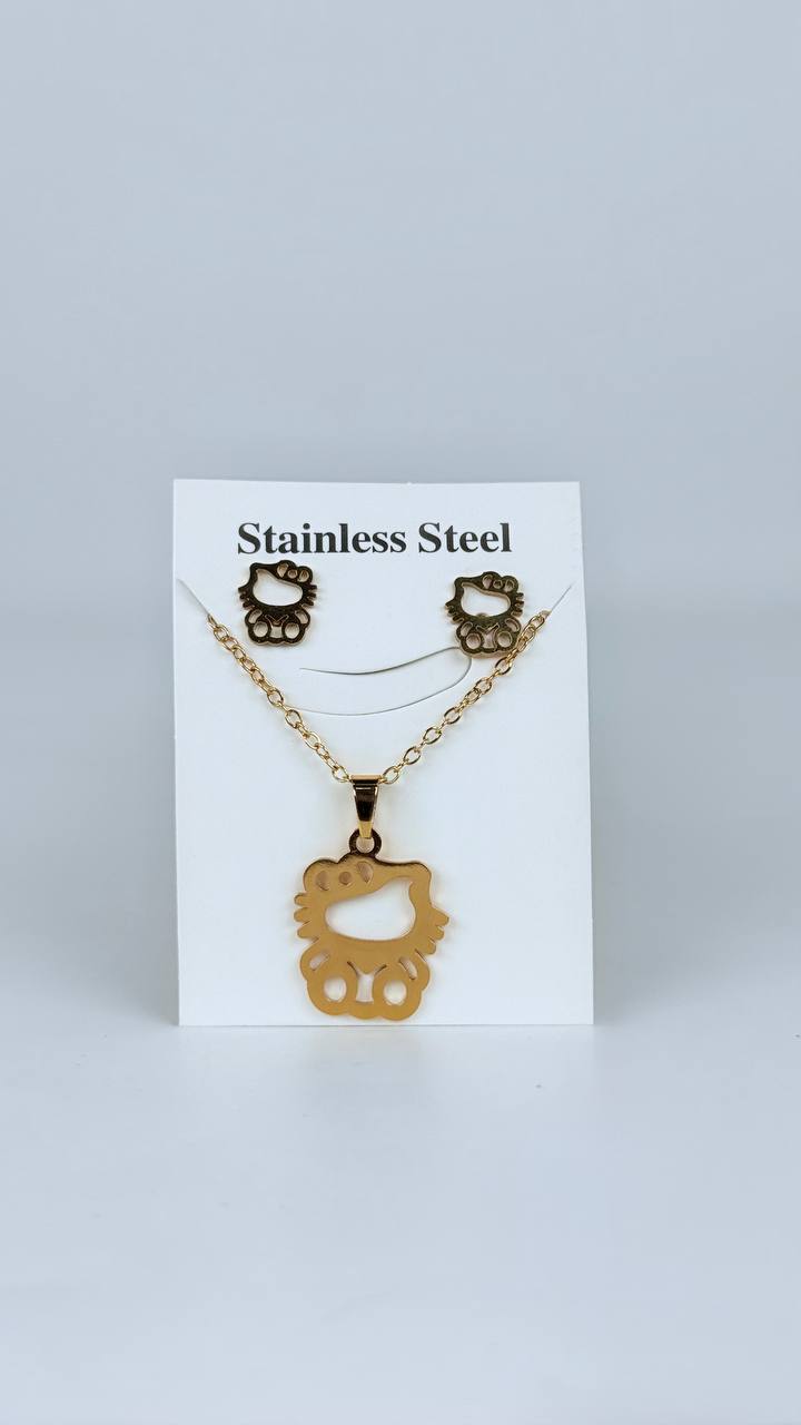 juego cadena + aretes
