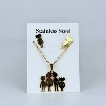 juego cadena + aretes