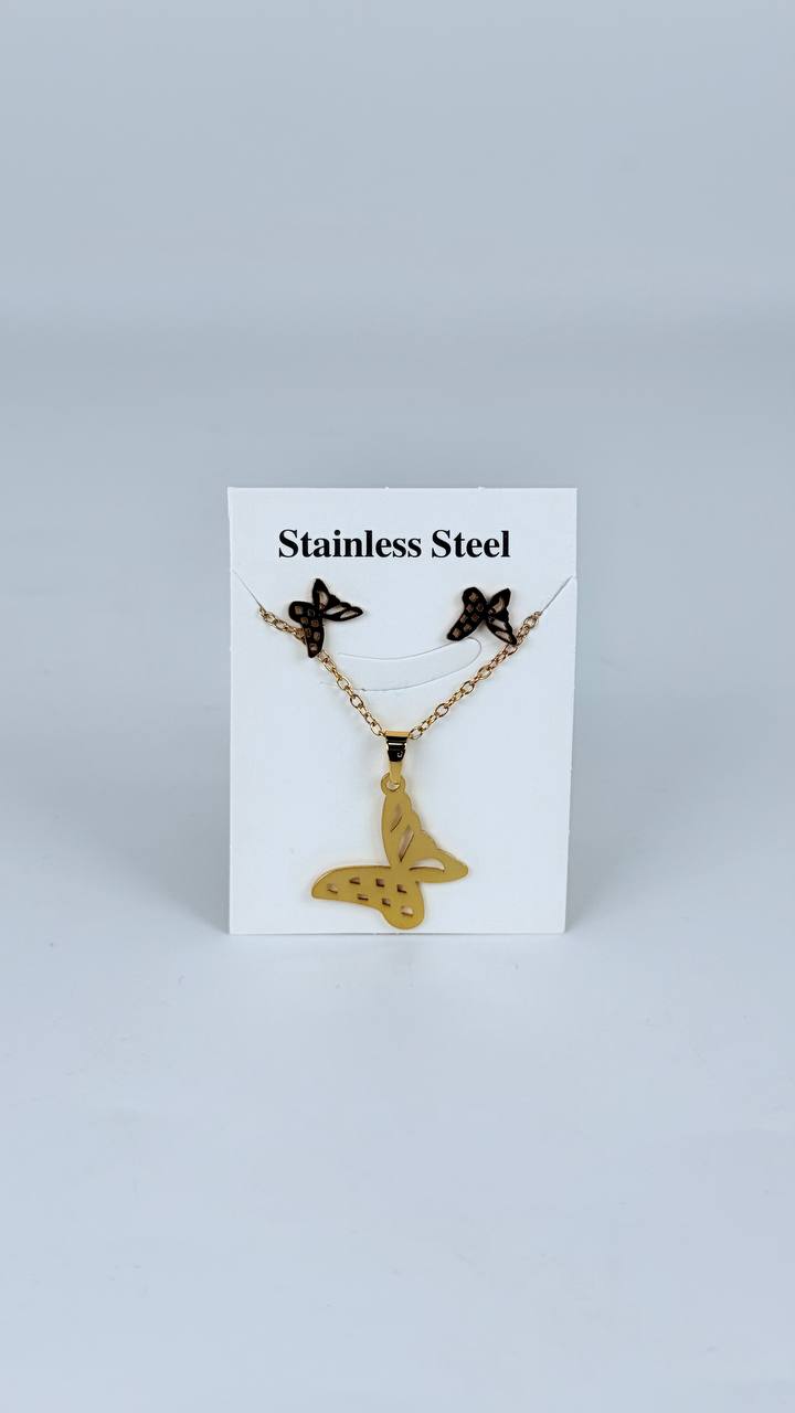 juego cadena + aretes