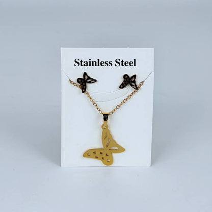 juego cadena + aretes