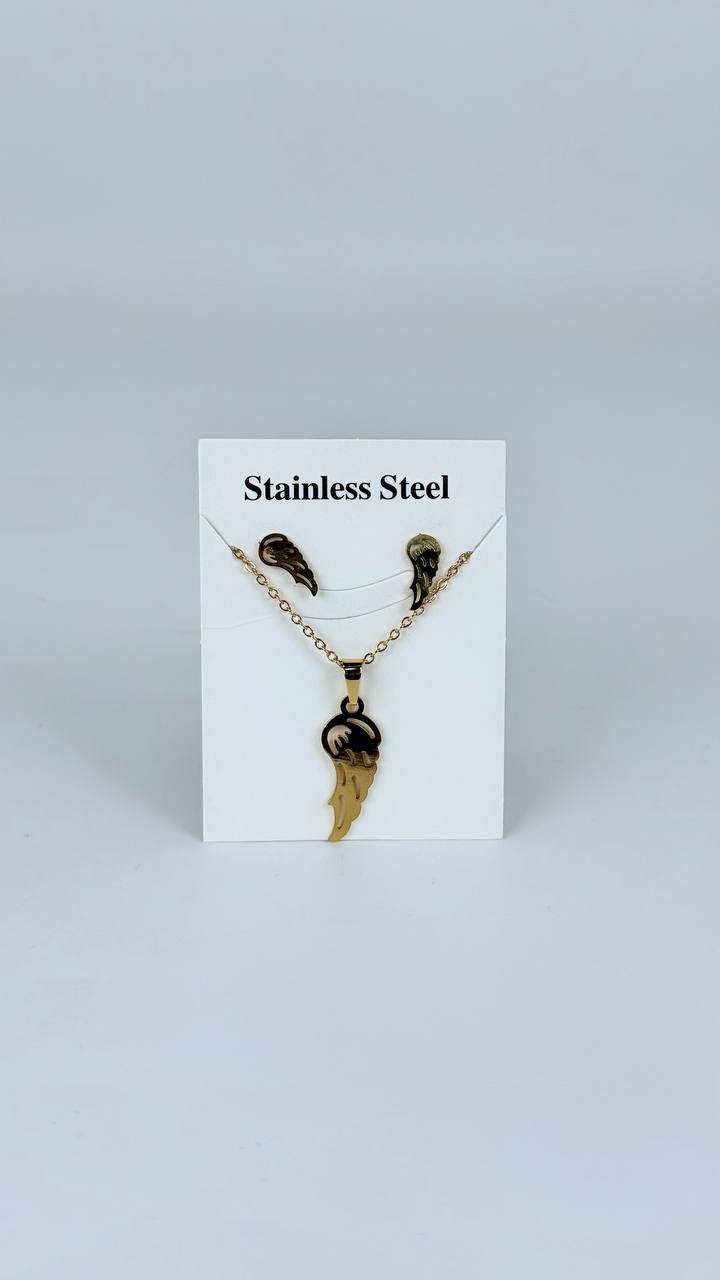 juego cadena + aretes