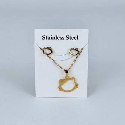 juego cadena + aretes