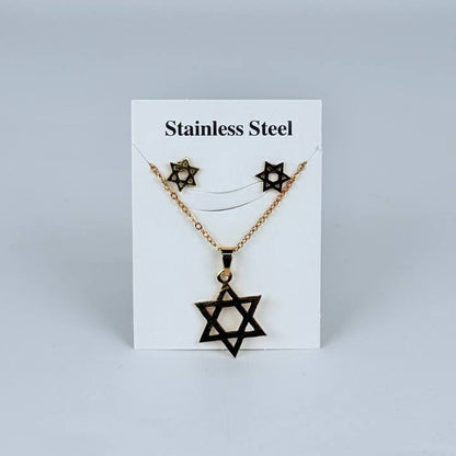 juego cadena + aretes