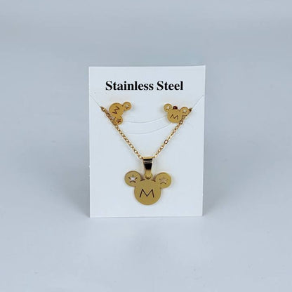 juego cadena + aretes