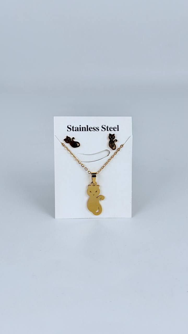 juego cadena + aretes