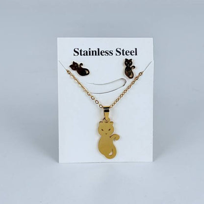 juego cadena + aretes