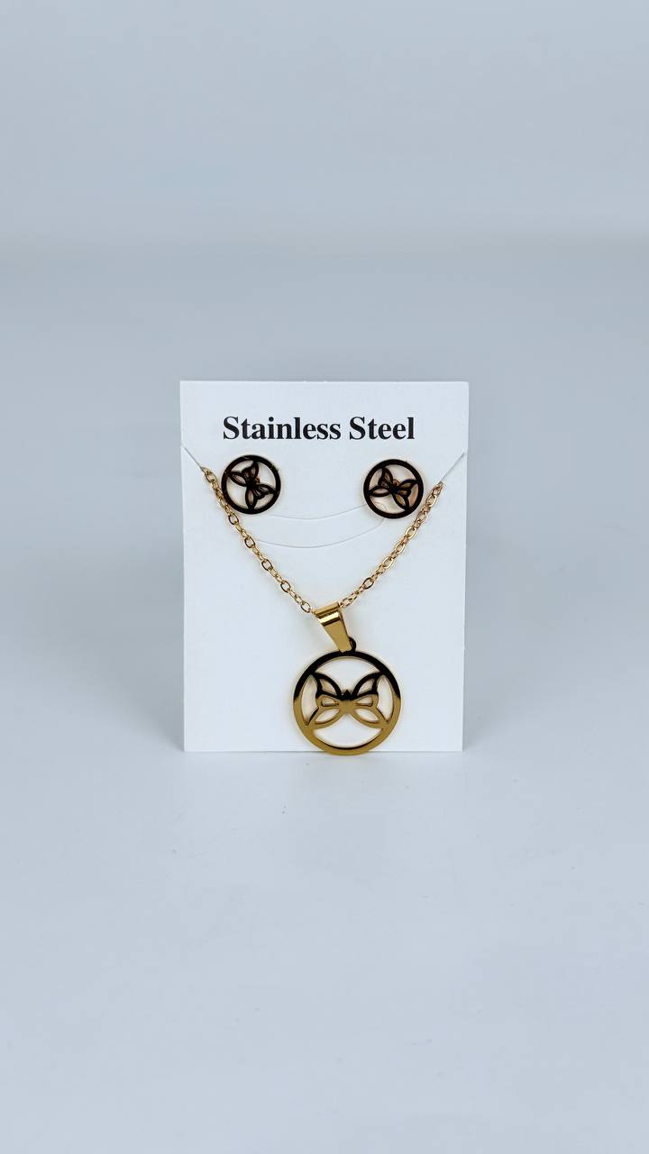juego cadena + aretes