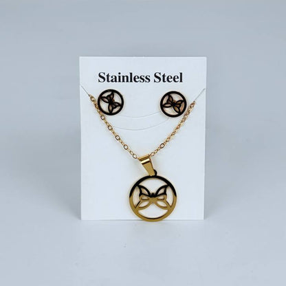 juego cadena + aretes