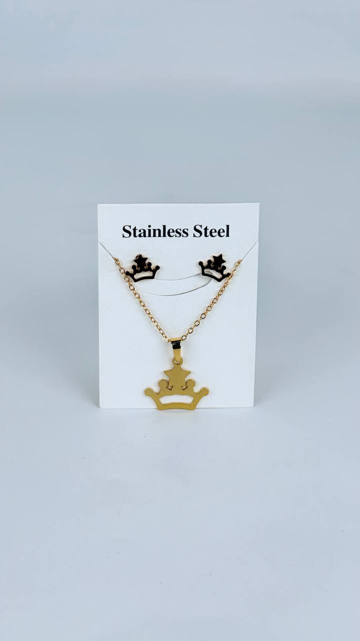 juego cadena + aretes