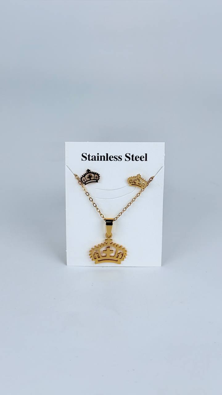 juego cadena + aretes