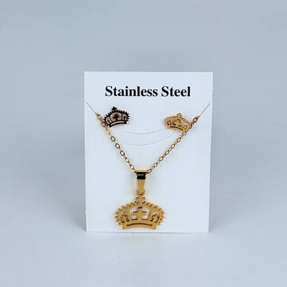 juego cadena + aretes