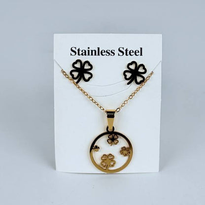 juego cadena + aretes