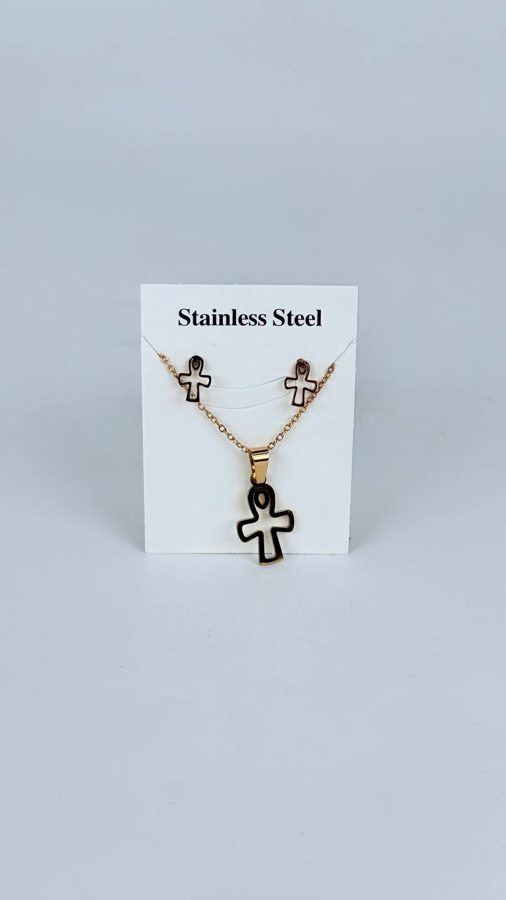 juego cadena + aretes