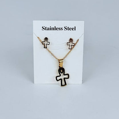 juego cadena + aretes