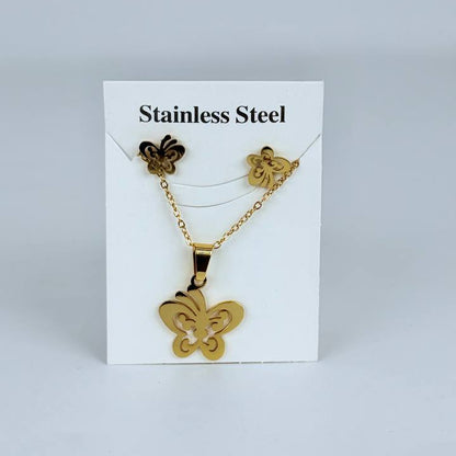 juego cadena + aretes