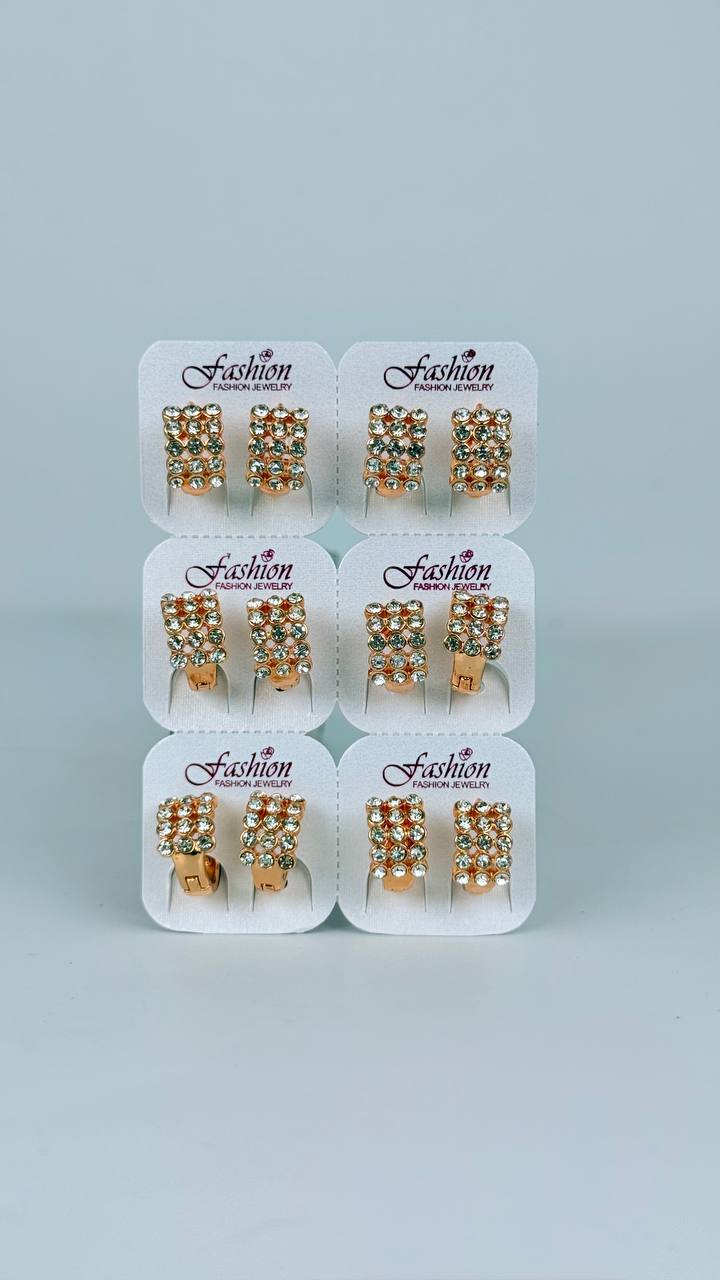 Argollas con piedreria/ figuras
