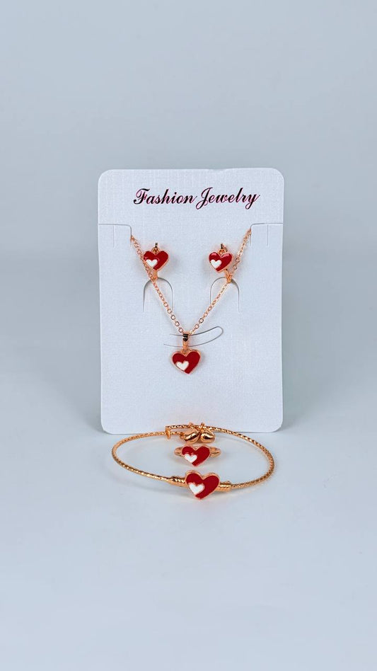Set de cadena/ pulsera/ arete