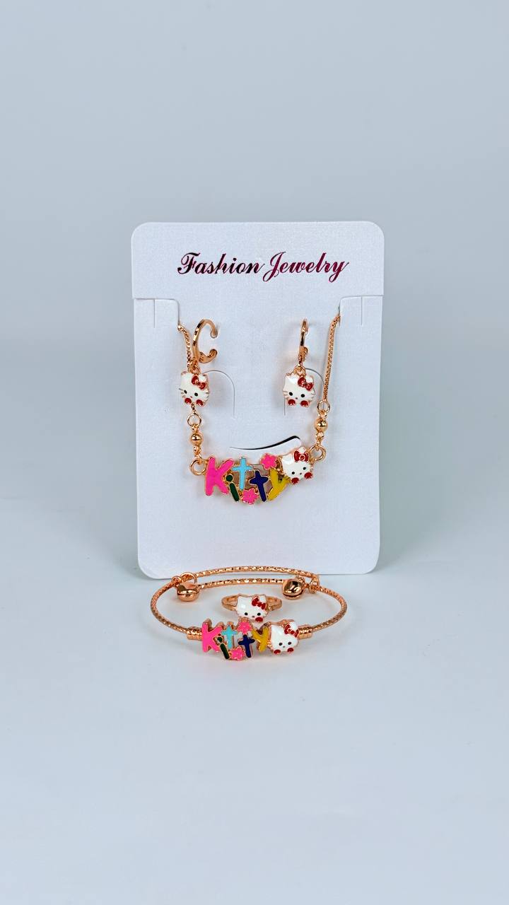 Set de cadena/ pulsera/ arete