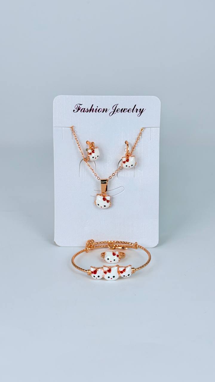 Set de cadena/ pulsera/ arete