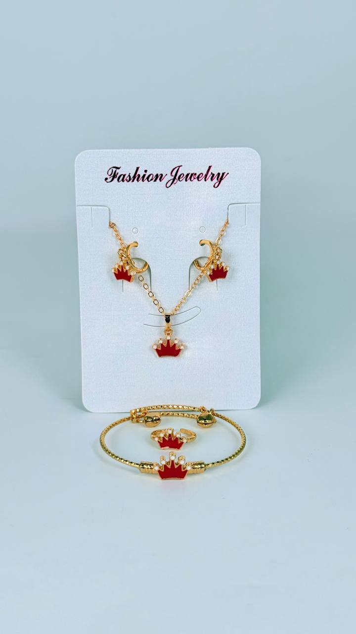 Set de cadena/ pulsera/ arete