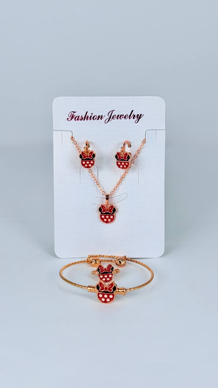 Set de cadena/ pulsera/ arete