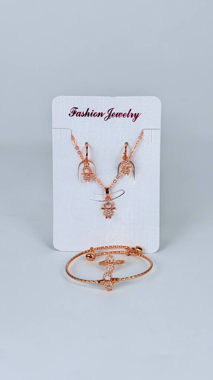 Set de cadena/ pulsera/ arete