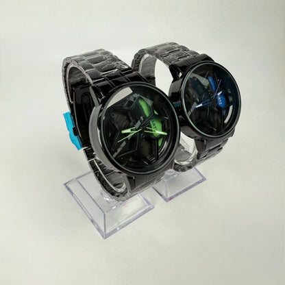 Reloj giratorio de caballero