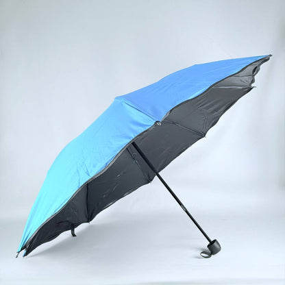 sombrilla de cartera mango negro