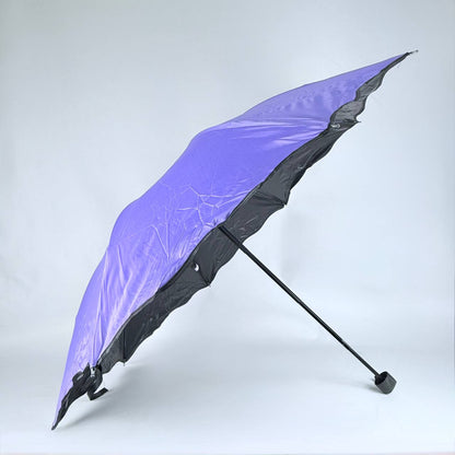 sombrilla de cartera mango negro