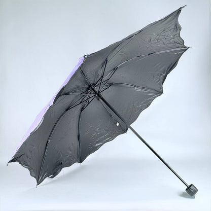 sombrilla de cartera mango negro